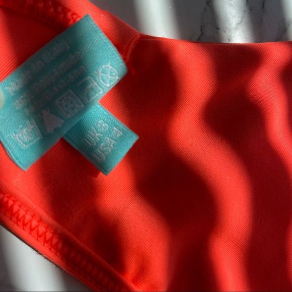 MELISSA ODABASH Neon Orange Bikini - Picture 4 of 8